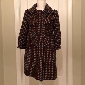 Vintage Style Coat with 3/4 Sleeves